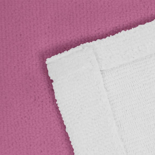 Pink & Green Dots Close up of Fabric