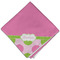 Pink & Green Dots Cloth Dinner Napkin - Single w/ Name or Text