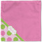 Pink & Green Dots Cloth Napkins - Personalized Lunch (Single Full Open)