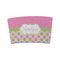 Pink & Green Dots Coffee Cup Sleeve (Personalized)