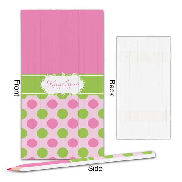 Pink & Green Dots Colored Pencils - Approval