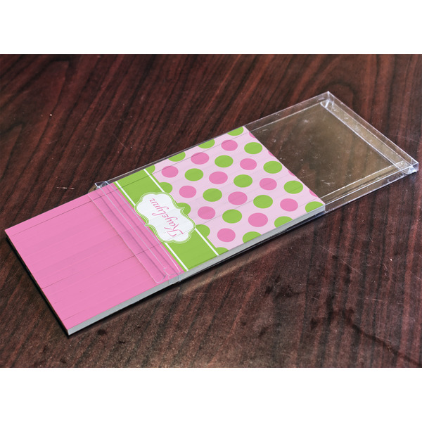 Pink & Green Dots Colored Pencils - In Package