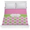 Pink & Green Dots Comforter (Queen)