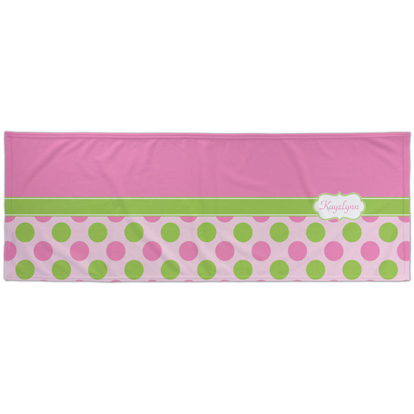 Pink & Green Dots Cooling Towel- Approval
