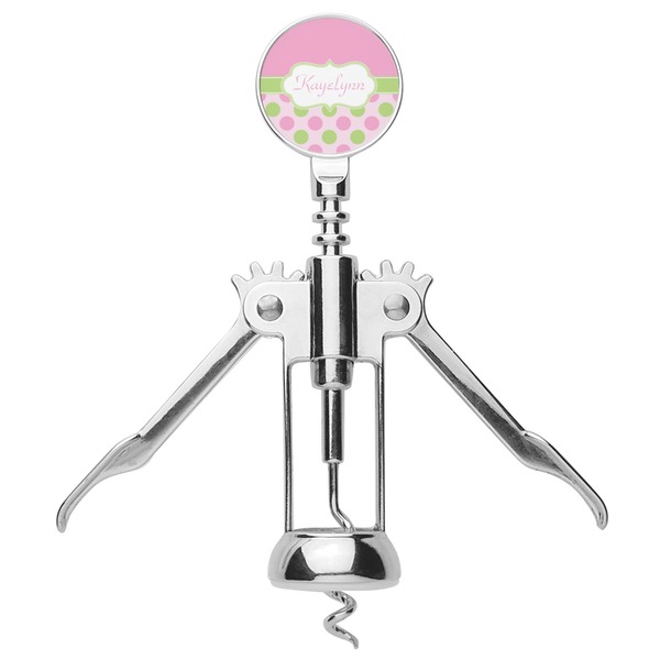 Pink & Green Dots Corkscrew - Alt