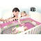 Pink & Green Dots Crib - Baby and Parents