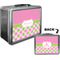 Pink & Green Dots Custom Lunch Box / Tin Approval