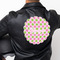 Pink & Green Dots Custom Shape Iron On Patches - XXXL - APPROVAL