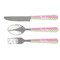 Pink & Green Dots Cutlery Set (Personalized)
