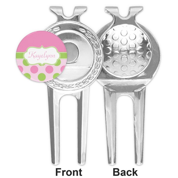 Pink & Green Dots Divot Tool - Second