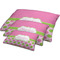 Pink & Green Dots Dog Beds - MAIN (sm, med, lrg)