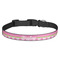 Pink & Green Dots Dog Collar (Personalized)