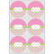 Pink & Green Dots Drink Topper - XLarge - Set of 6