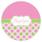 Pink & Green Dots Drink Topper - XSmall - Single
