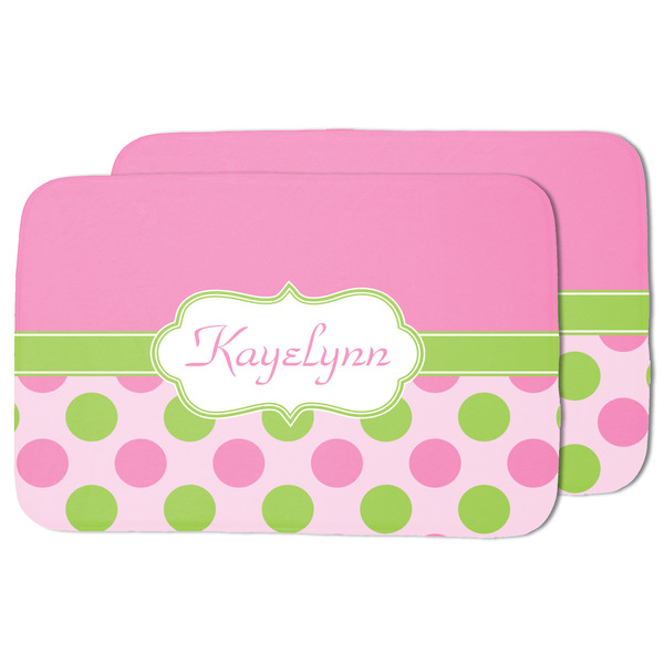 Pink & Green Dots Drying Dish Mat - MAIN