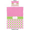 Pink & Green Dots Duvet Cover Set - Twin - Approval