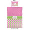 Pink & Green Dots Duvet Cover Set - Twin XL - Approval