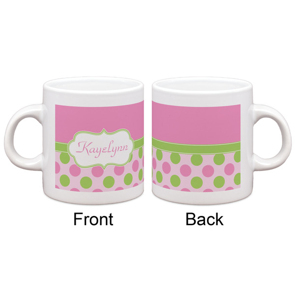 Pink & Green Dots Espresso Cup - Apvl