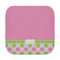 Pink & Green Dots Face Towel (Personalized)