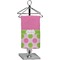 Pink & Green Dots Finger Tip Towel (Personalized)