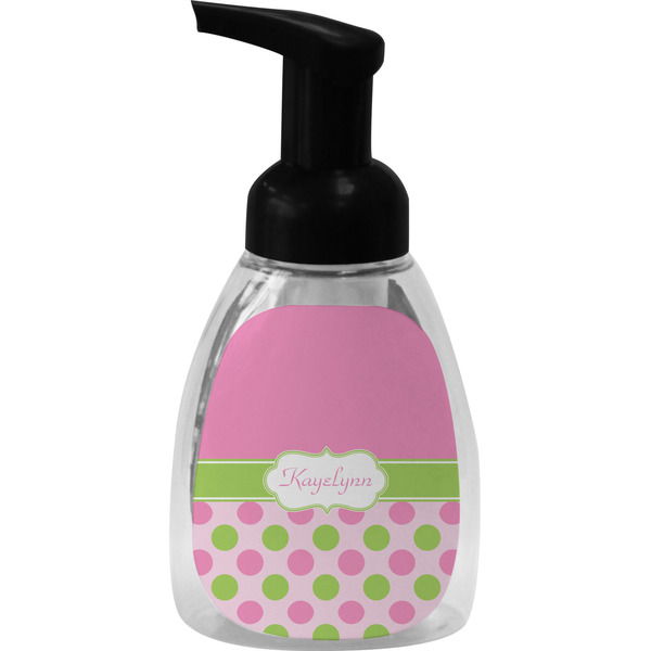 Pink & Green Dots Foam Soap Bottle