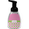 Pink & Green Dots Foam Soap Bottle - Black (Personalized)
