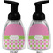 Pink & Green Dots Foam Soap Bottle (Front & Back)