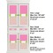 Pink & Green Dots Full Cabinet (Show Sizes)