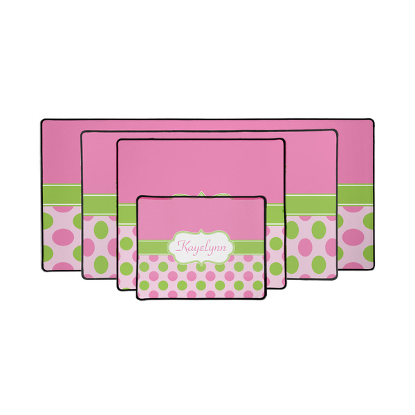 Pink & Green Dots Gaming Mats - PARENT/MAIN