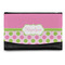 Pink & Green Dots Genuine Leather Womens Wallet - Front/Main