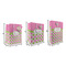 Pink & Green Dots Gift Bags - All Sizes - Dimensions