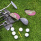Pink & Green Dots Golf Club Covers - LIFESTYLE