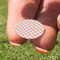 Pink & Green Dots Golf Tees & Ball Markers Set - Marker