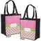 Pink & Green Dots Grocery Bag - Apvl