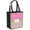 Pink & Green Dots Grocery Bag (Personalized)