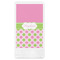 Pink & Green Dots Guest Napkin - Front View