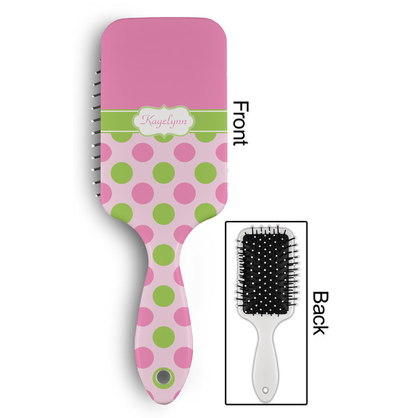 Pink & Green Dots Hair Brush - Approval