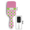 Pink & Green Dots Hair Brush - Approval
