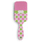 Pink & Green Dots Hair Brush - Front View