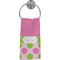Pink & Green Dots Hand Towel (Personalized)