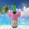 Pink & Green Dots Jersey Bottle Cooler - LIFESTYLE