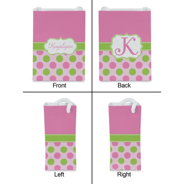 Pink & Green Dots Jewelry Gift Bag - Gloss - Approval