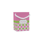Pink & Green Dots Jewelry Gift Bags (Personalized)