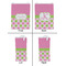 Pink & Green Dots Jewelry Gift Bag - Matte - Approval