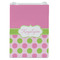 Pink & Green Dots Jewelry Gift Bag - Matte - Front