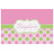 Pink & Green Dots Jigsaw Puzzle - 1000-piece (Personalized)