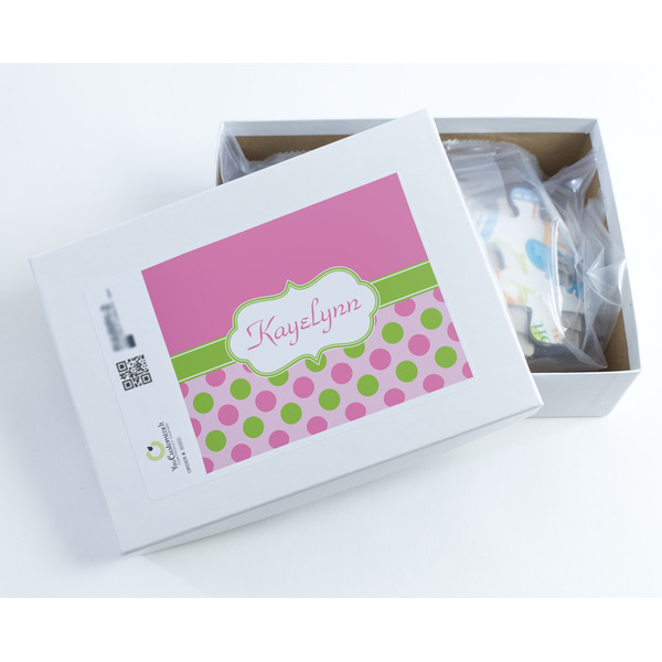 Pink & Green Dots Jigsaw Puzzle 30 Piece - Box