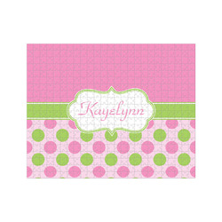 Pink & Green Dots 500 pc Jigsaw Puzzle (Personalized)