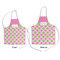 Pink & Green Dots Kid's Aprons - Comparison