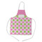Pink & Green Dots Kid's Apron w/ Name or Text